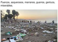 La playa de la Malagueta tras San Juan