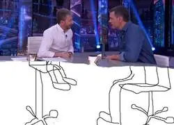 Me estoy riendo con la altura de las sillas