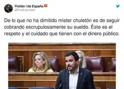 La actividad de Alberto Garz&oacute;n es totalmente nula