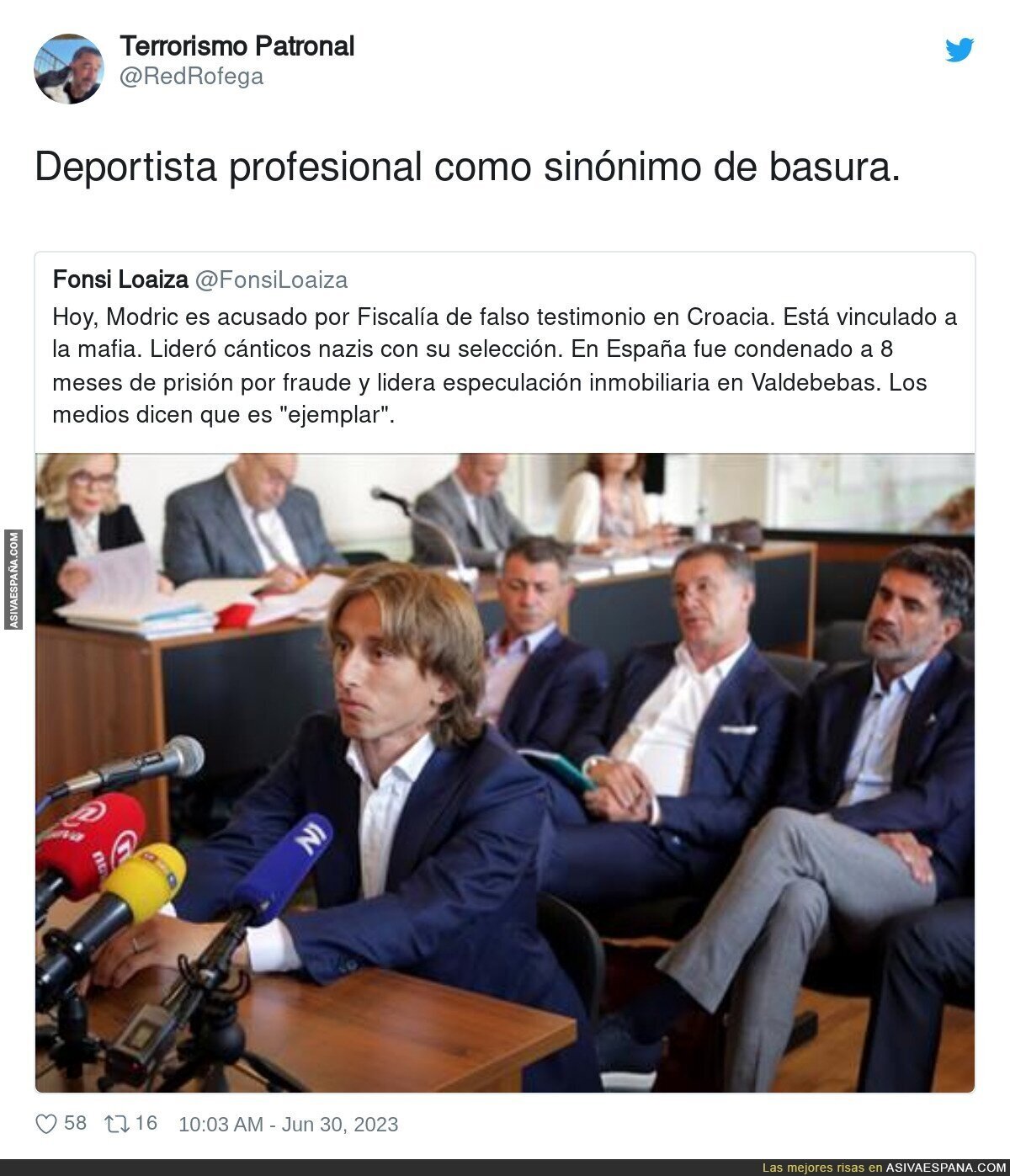 El gran lío de Modric