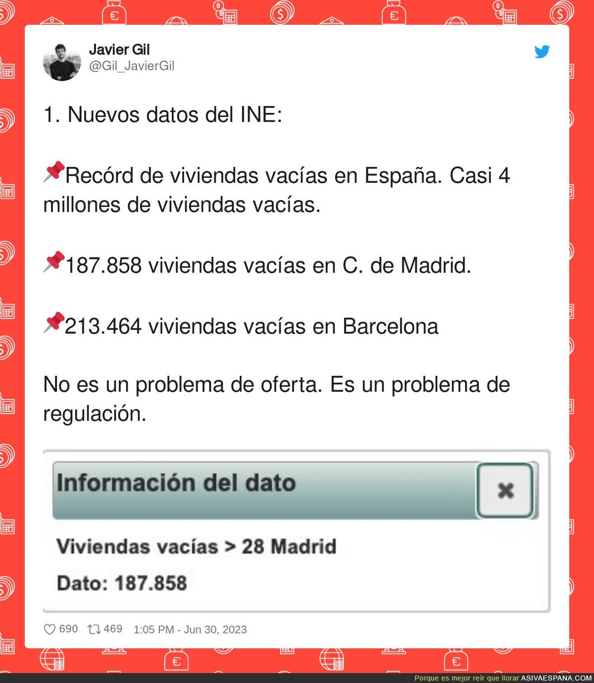 Hay que tomar cartas en el asunto seriamente en vivienda