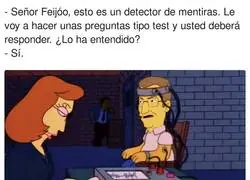 Feij&oacute;o no puede dejar de mentir