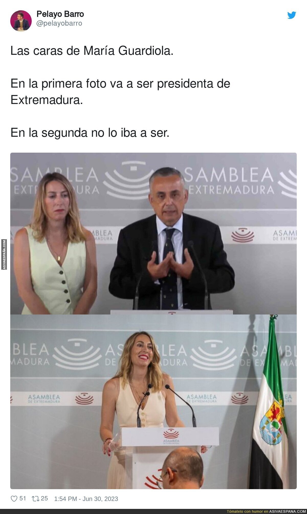 Menudo sapo se ha comido María Guardiola