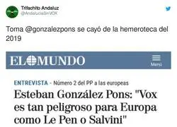 La peligrosidad de VOX seg&uacute;n Esteban Gonz&aacute;lez Pons