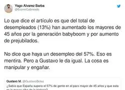 El pol&eacute;mico dato de desempleados de > 45 a&ntilde;os