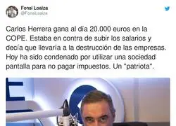Carlos Herrera, espa&ntilde;ol muy espa&ntilde;ol y mucho espa&ntilde;ol