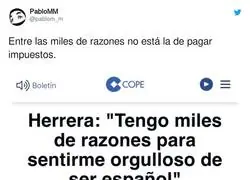 El gran patriotismo de Carlos Herrera