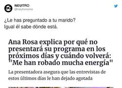 Ana Rosa no puede m&aacute;s