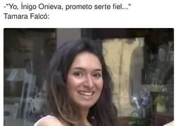 &Iacute;&ntilde;igo y Tamara ya son marido y mujer