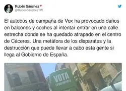 VOX crea el caos en C&aacute;ceres