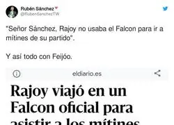 El uso del Falcon en el PP