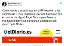 Las v&iacute;ctimas del terrorismo se cansan del PP y VOX