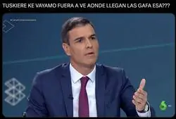 Pedro S&aacute;nchez est&aacute; muy nervioso