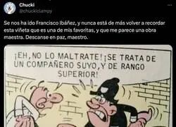 Francisco Iba&ntilde;ez era un genio