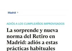 Dos noticias que juntas se entienden mejor