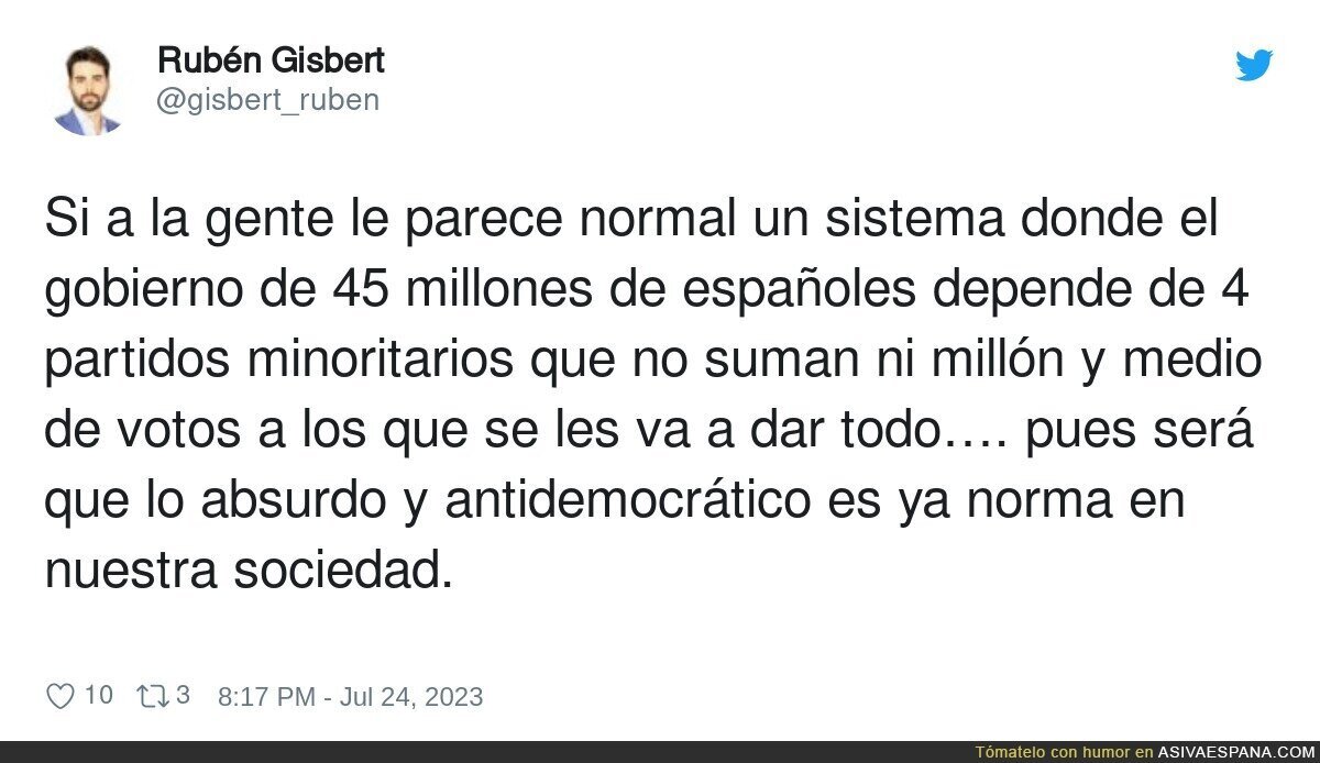 No se entiende lo de Espa&ntilde;a