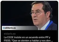 La CEOE intentando pescar en r&iacute;o revuelto