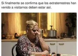 Los extraterrestres deben estar alucinando