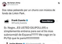 Mientras tanto, Frank Cuesta y Javier Negre...