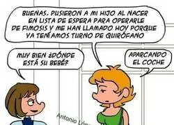 Una cola un poco larga