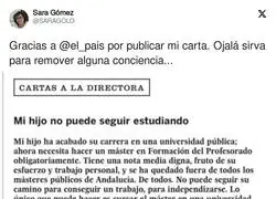 Echan a la gente humilde y que vale para estudiar de las universidades