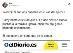 Despilfarrando dinero a costa de la iglesia