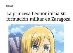 Empieza la aventura de Leonor