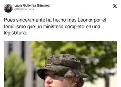 &iquest;Qu&eacute; ha hecho Leonor por el feminismo?