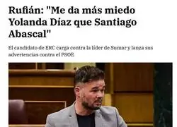 El miedo de ERC hacia Yolanda D&iacute;az