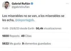 Gabriel Rufi&aacute;n y sus consejos