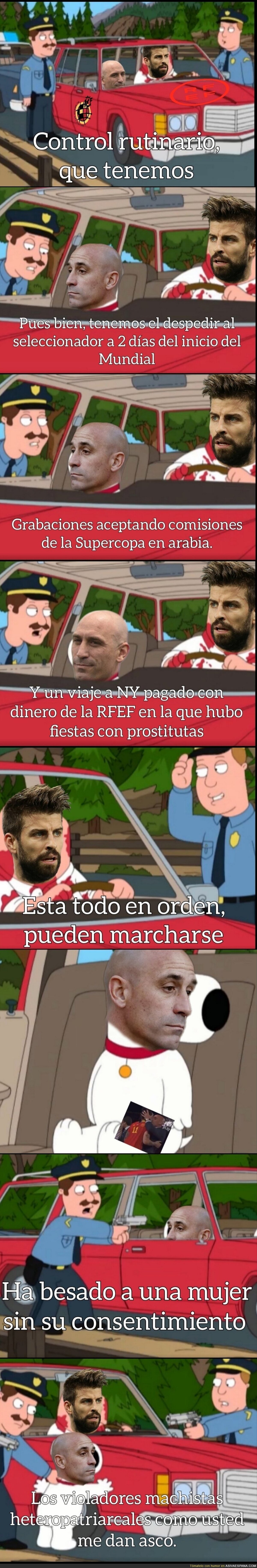 Un día cualquiera en la vida de Rubiales