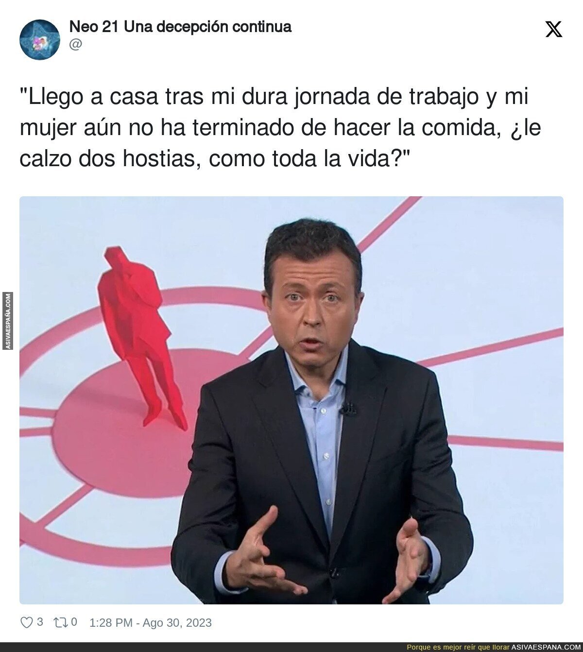 La pregunta de Manu Sánchez
