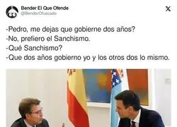 Las preferencias de Pedro S&aacute;nchez