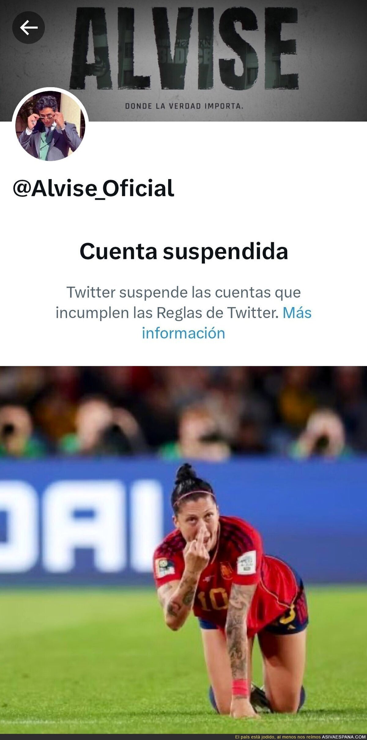 Alvise se fue al carrer en X