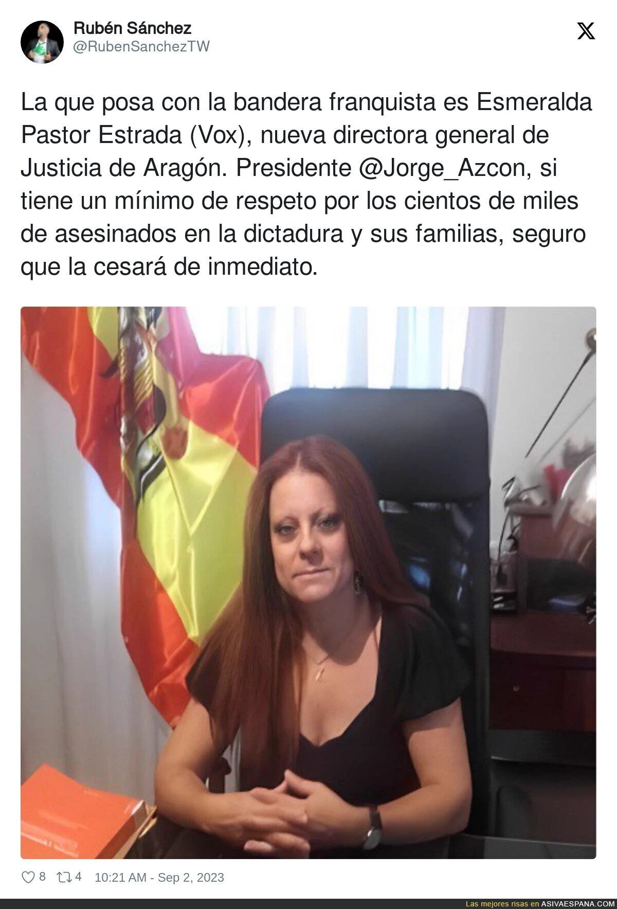 Mucha tela esta mujer de VOX
