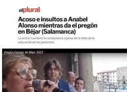 Anabel Alonso invitada para el preg&oacute;n en B&eacute;jar