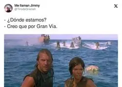 Un caos todo por Madrid