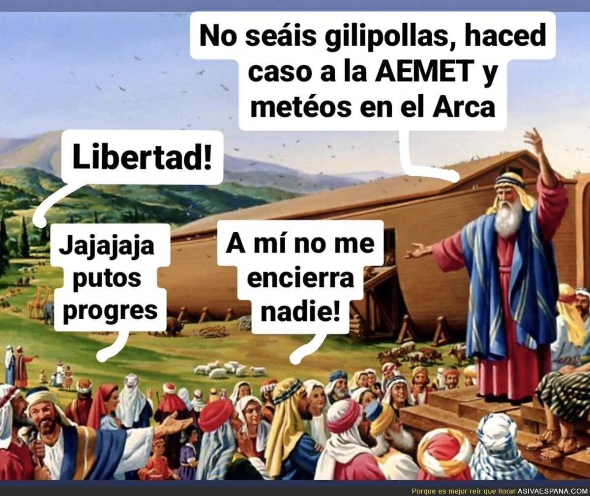 Hace más de 3000 años, en otra DANA muy lejana...