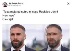 La peor cara de Carvajal la muestra con Jenni Hermoso