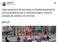 Arriesgando la vida de la gente en mitad de la calle