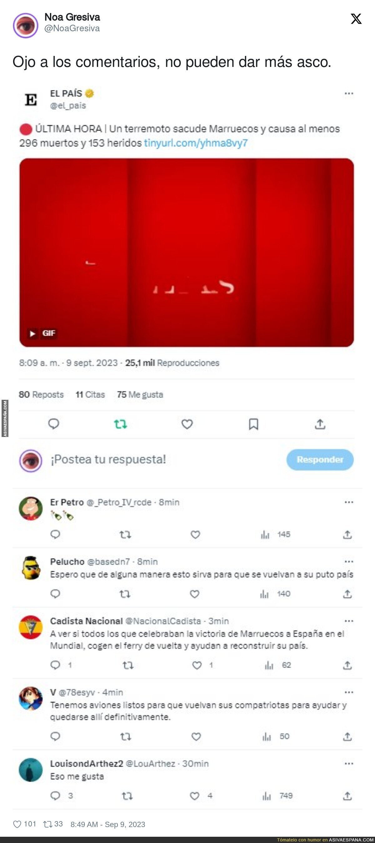 La gente saca lo peor de si mismo en las desgracias