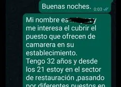"Oferta" de trabajo en Sevilla
