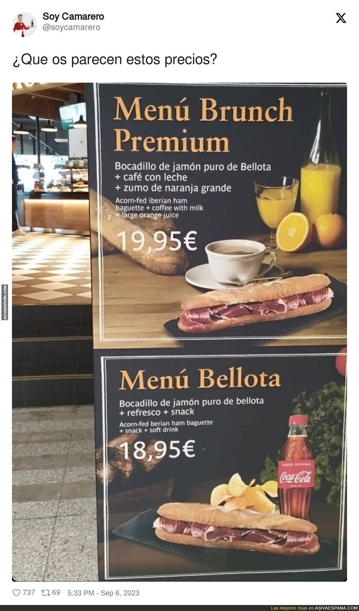 Debatamos amistosamente estos precios...