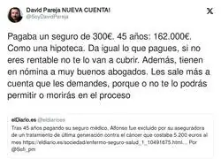 Pagar un seguro en Espa&ntilde;a es in&uacute;til cuando te pasa algo grave