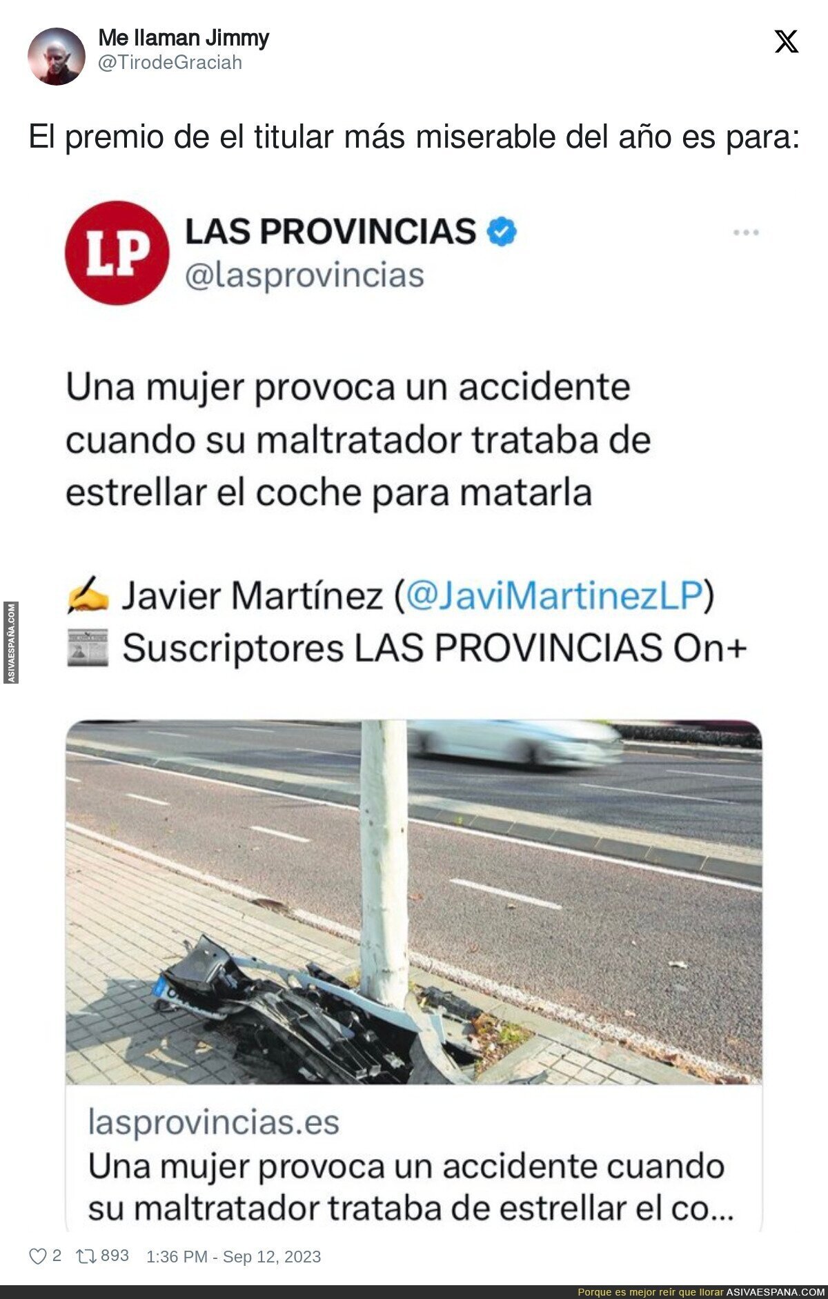 Esta persona debería abandonar el periodismo