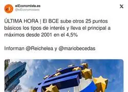 Sigue el festival de los tipos de inter&eacute;s