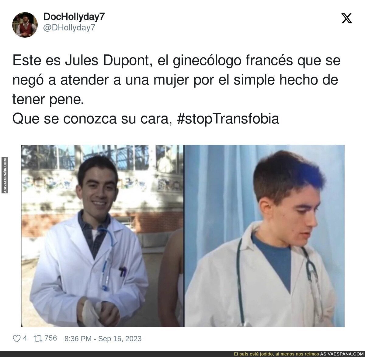 El famoso ginecólogo francés