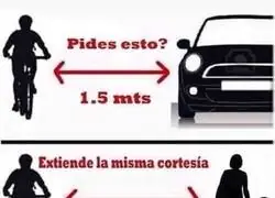 El peligro de los ciclistas
