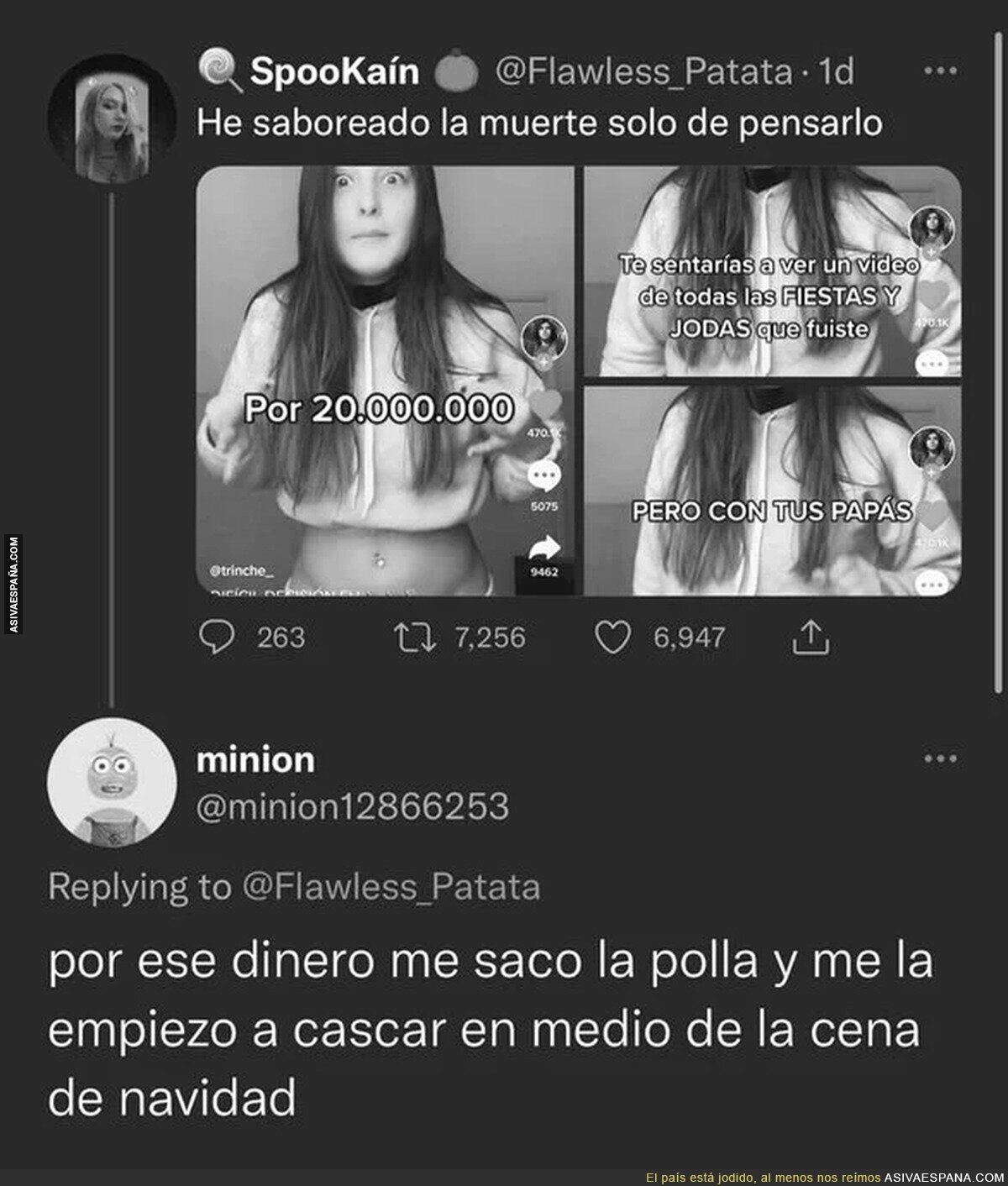 Por dinero se hacen locuras