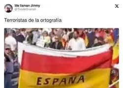 Terroristas de la ortograf&iacute;a